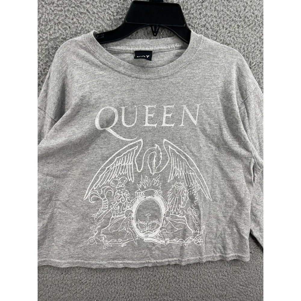 Urban Outfitters Day Queen Crest Long Sleeve Tee Gem